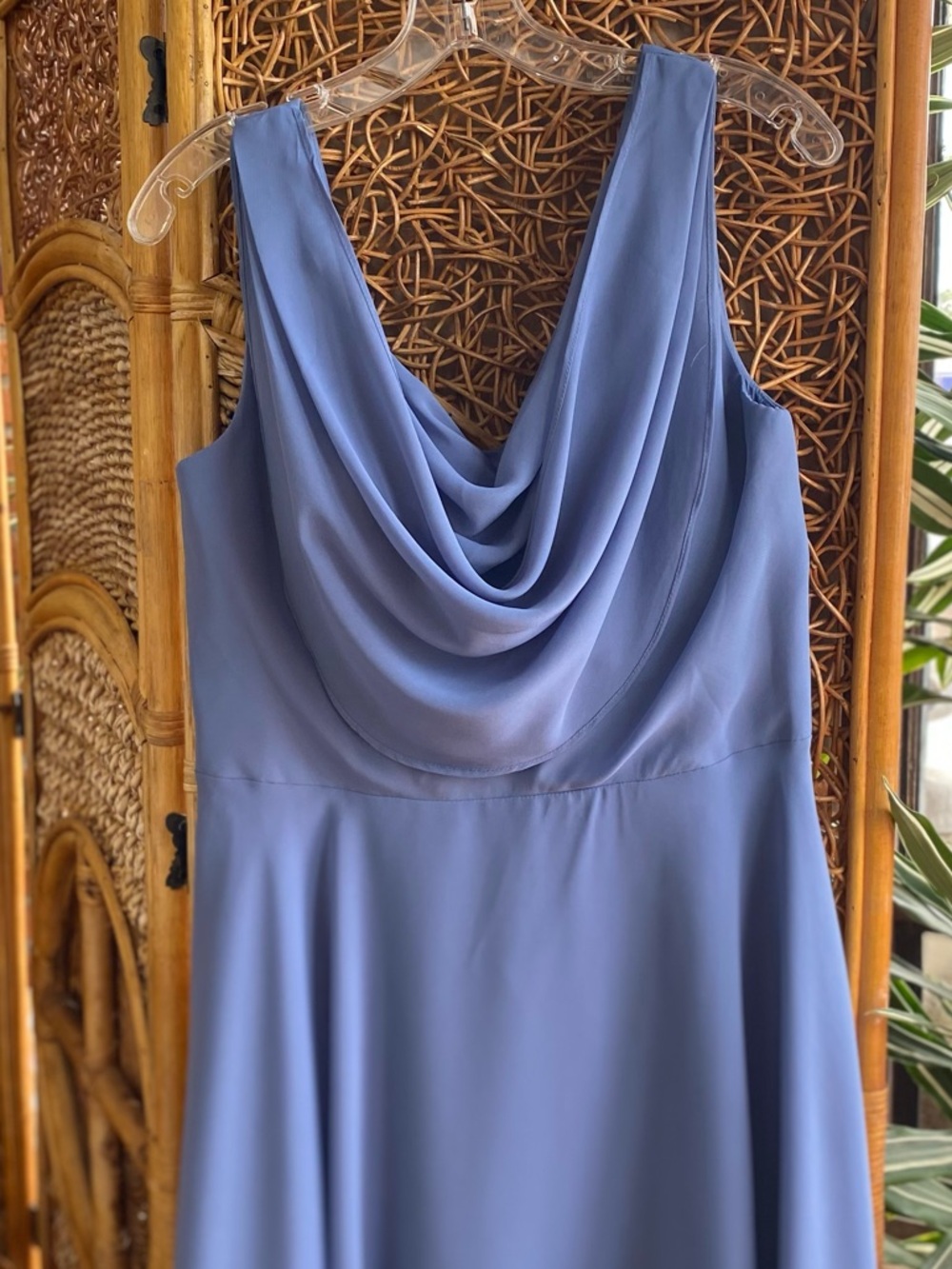 JJ’S House Women's Blue Draped Event Dress New Without Tags. - Picture 3 of 10
